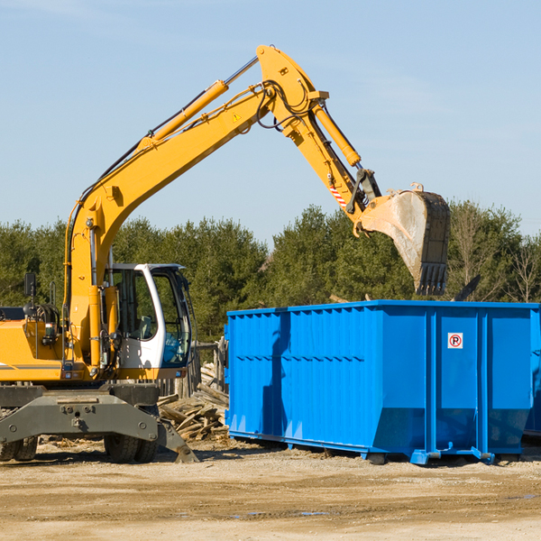 can i choose the location where the residential dumpster will be placed in Clarksville Indiana